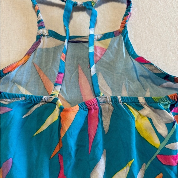 Crazy 8 Tropical Leaf Print Dress Girls Size Medium 7/8 - Picture 5 of 6